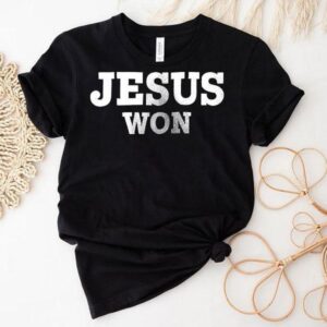 Nebraska Cornhuskers Football X Jesus Won Logo Shirt