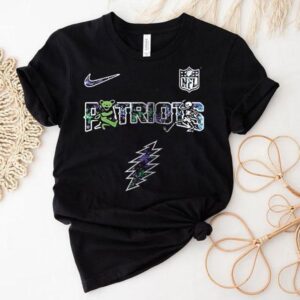New England Patriots Grateful Dead 60th Anniversary Bears Shirt