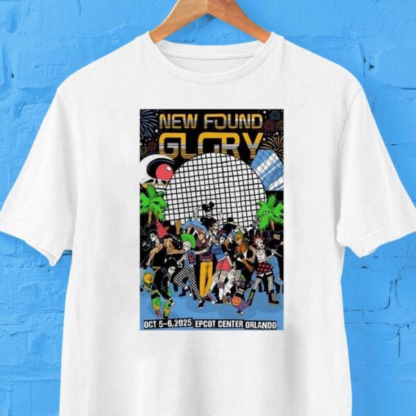 New Found Glory Oct 5 – 6 Epcot Center Orlando 2025 Shirt