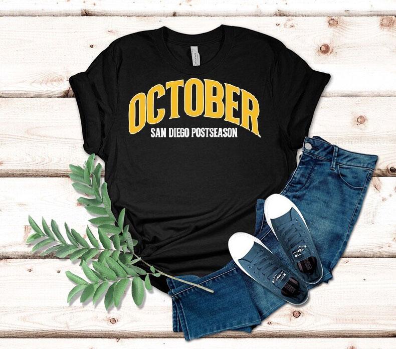 October San Diego Padres Postseason Tshirt