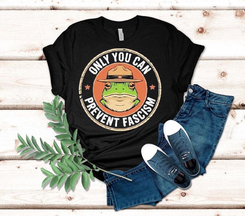 Only You Can Prevent Fascism Portland Frog Protest Anti Ice Shirt 4 Only You Can Prevent Fascism Portland Frog Protest Anti Ice Tshirt