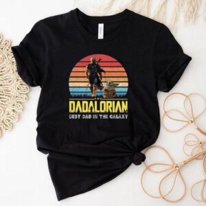 Original The Dadalorian Best Dad In The Galaxy Vintage Shirt