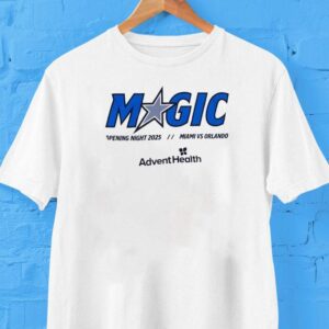 Orlando Magic Opening Night 2025 Adventhealth Shirt