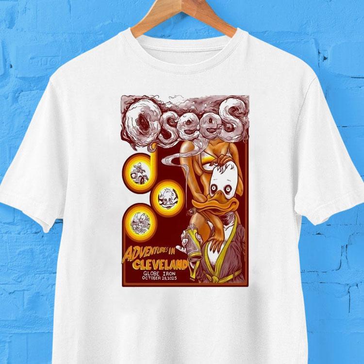 Osees October 28 2025 Globe Iron Cleveland Oh Shirt 2  Osees October   Globe Iron Cleveland Oh Tshirt