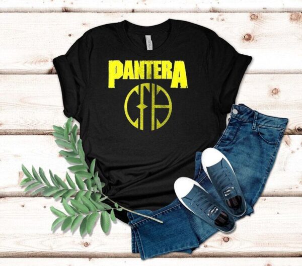 Pantera Cowboys From Hell 2025 Logo Roster Shirt