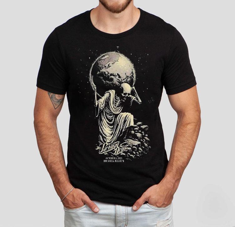  Parkway Drive Live Brussels Tour  Skeleton Tshirt