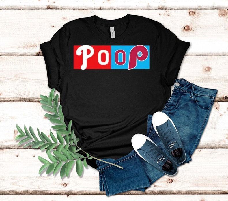  Philadelphia Phillies Poop Game Mlb Tshirt