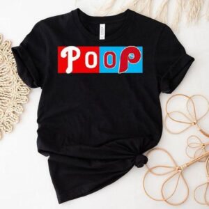 Poop Philadelphia Phillies Logo Tshirt