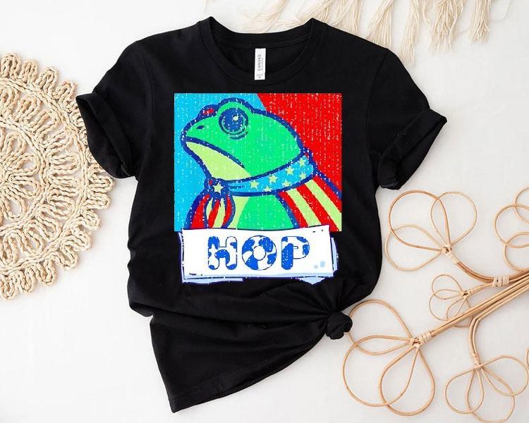 Portland Frog Hop Art Shirt 4  Portland Frog Hop Ar Tshirt