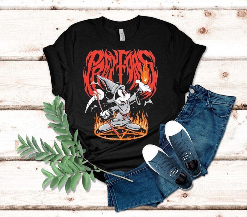 Pray For Us Black Magic Mickey Mouse Shirt 4  Pray For Us Black Magic Mickey Mouse Tshirt