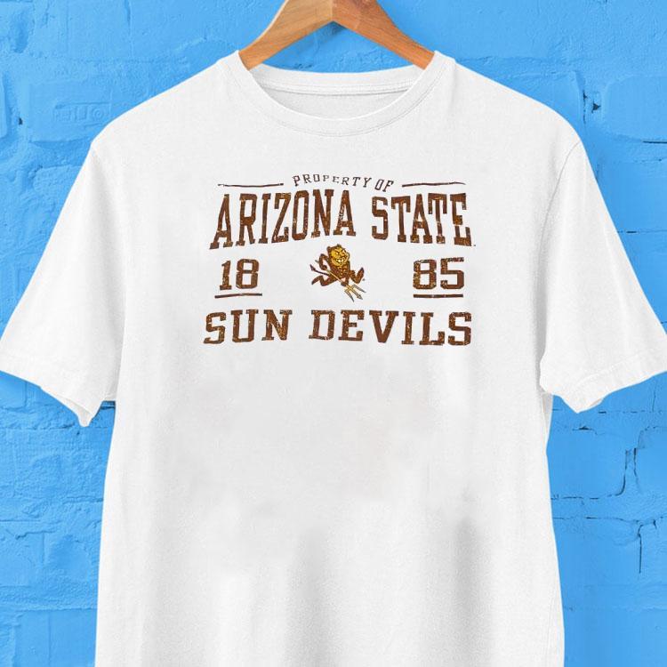 Property Of Arizona State Sun Devils 1885 Shirt 2 Property Of Arizona State Sun Devils Tshirt