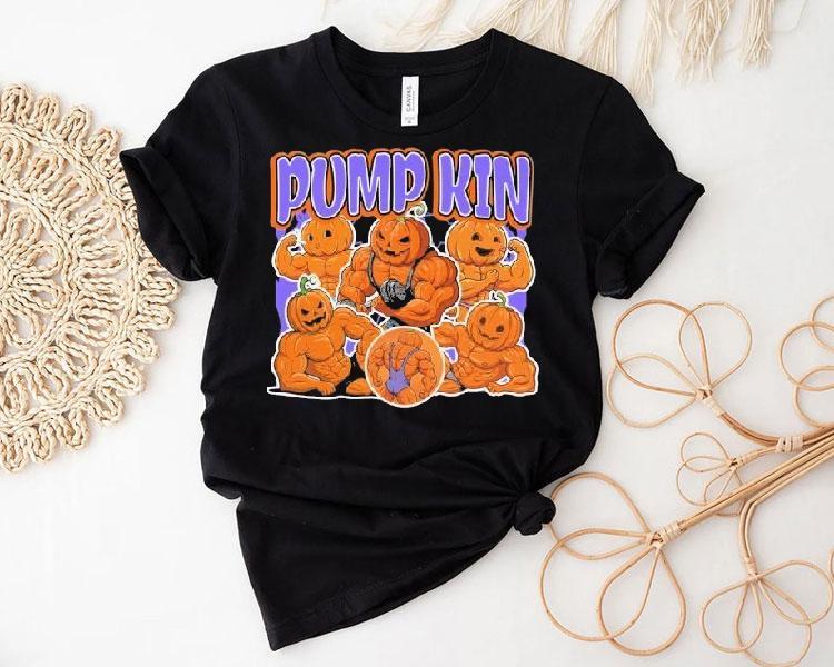 Pumpkin Muscle Halloween Shirt 4 Pumpkin Muscle Halloween Tshirt