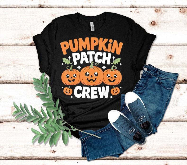  Pumpkin Patch Crew Halloween Tshirt