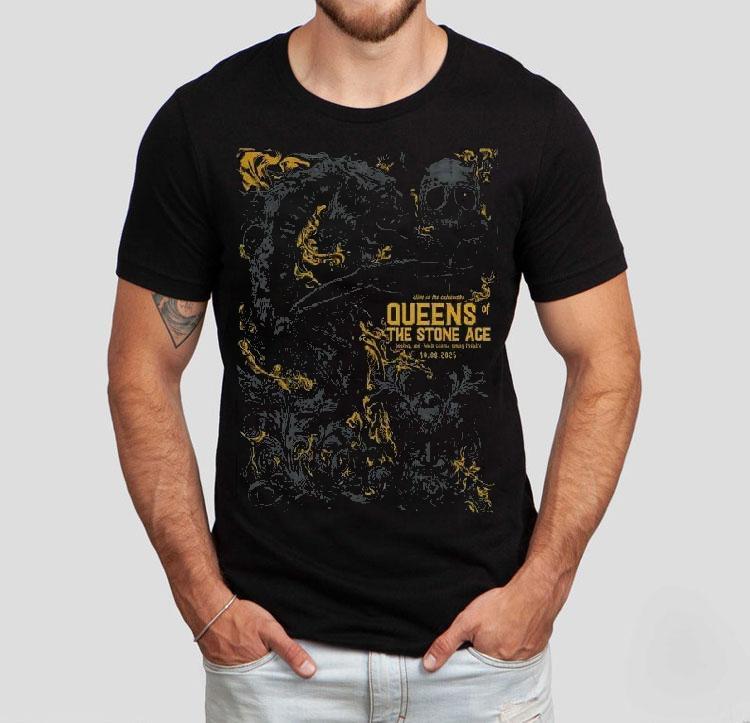 Queens Of The Stone Age October 8, 2025 Boston Ma Shirt 4  Queens Of The Stone Age October   Boston Ma Tshirt