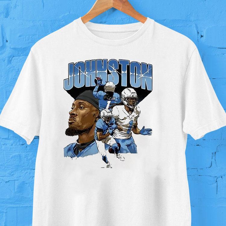  Quentin Johnston Los Angeles Chargers Collage Tshirt