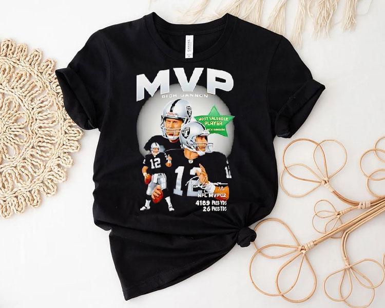 Rich Gannon Nfl Mvp Las Vegas Raiders Football Signature Shirt 4  Rich Gannon Nfl Mvp Las Vegas Raiders Football Signature Tshirt