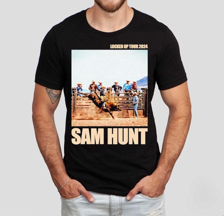 Sam Hunt Locked Up Tour 2024 Shirt 4 Sam Hunt Locked Up Tour Tshirt
