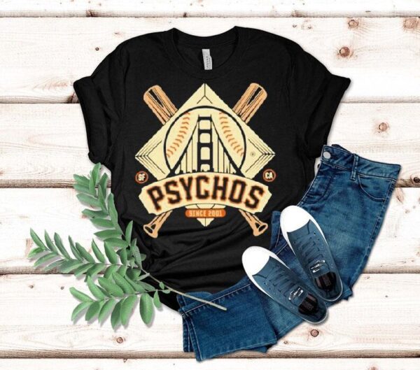 San Franpsycho San Francisco Giants Logo Shirt