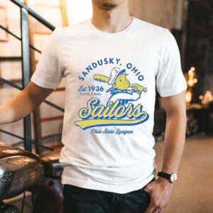 Sandusky Sailors Ohio Defunct Baseball Teams Vintage Tshirt