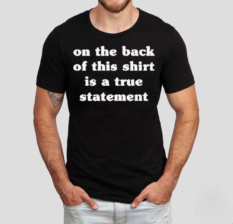 Saturday Night George Carlin On The Back Of This Shirt Is A True Statement Shirt 4 Saturday Night George Carlin On The Back Of This Is A True Statemen Tshirt