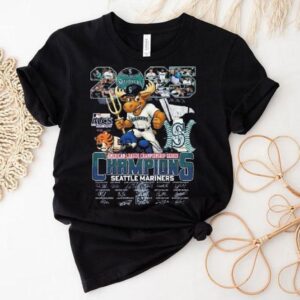 Seattle Mariners American League Championship Series Champions 2025 Signatures Shirt