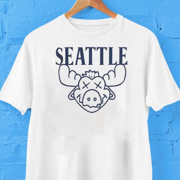 Seattle Mariners Moose Logo Football Shirt