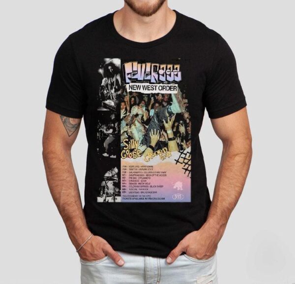 Silly Goose Crooked Th Fever 333 West Coast Summer Tour 2025 Shirt