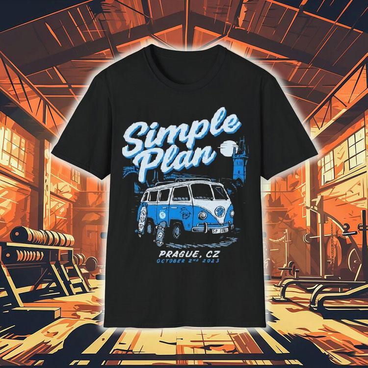 Simple Plan Prague, Czechia October 02 2025 Shirt 4  Simple Plan Prague Czechia October   Tshirt