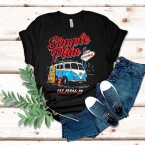 Simple Plan When Young 10-19-2025 Las Vegas Event Shirt