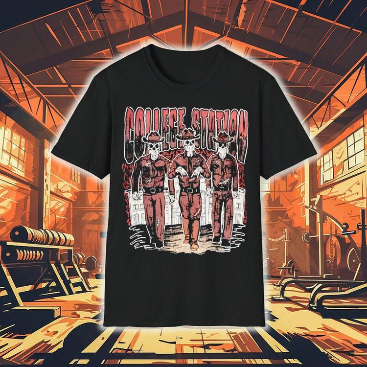  Skeletons Cowboy College Station Tshirt