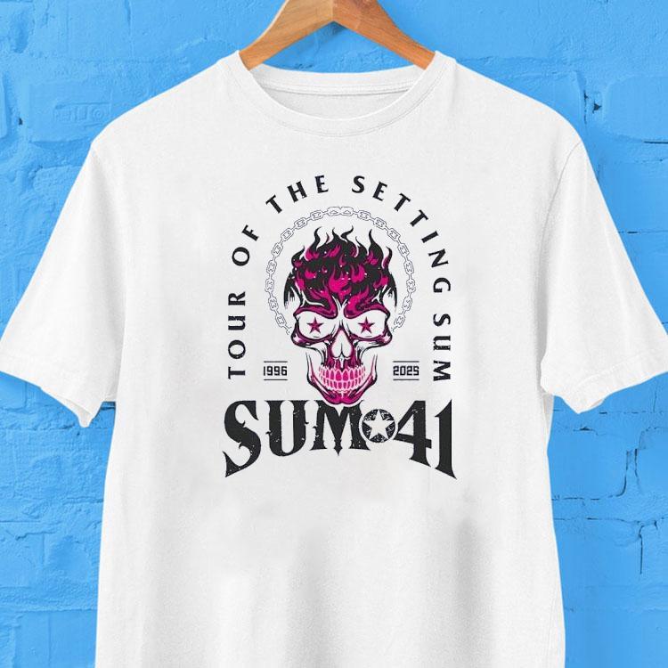  Skull Sum  Tour Of The Setting Sum   Tshirt