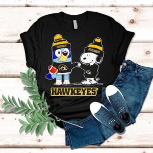 Snoopy And Friend Iowa Hawkeyes Football Christmas Shirt Snoopy And Friend Iowa Hawkeyes Football Christmas Shirt