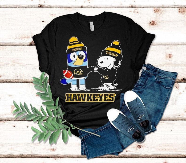 Snoopy And Friend Iowa Hawkeyes Football Christmas Shirt 4 Snoopy And Friend Iowa Hawkeyes Football Christmas Tshirt