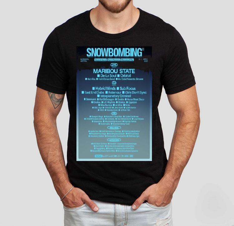 Snowbombing Mayrhofen, Austria April 6-11 2026 Concert Shirt 4 Snowbombing Mayrhofen Austria April Concer Tshirt