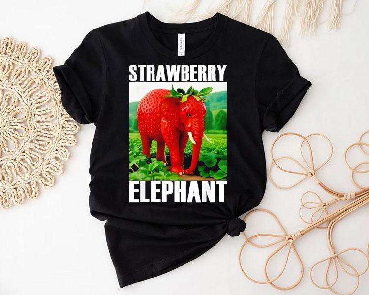  Strawberry Elephant Italian Brainro Tshirt