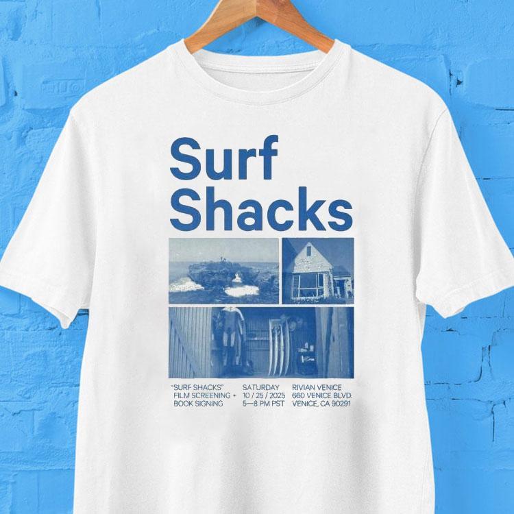 Surf Shacks Oct 25 2025 Venice, Ca Shirt 2 Surf Shacks Oct Venice Ca Tshirt
