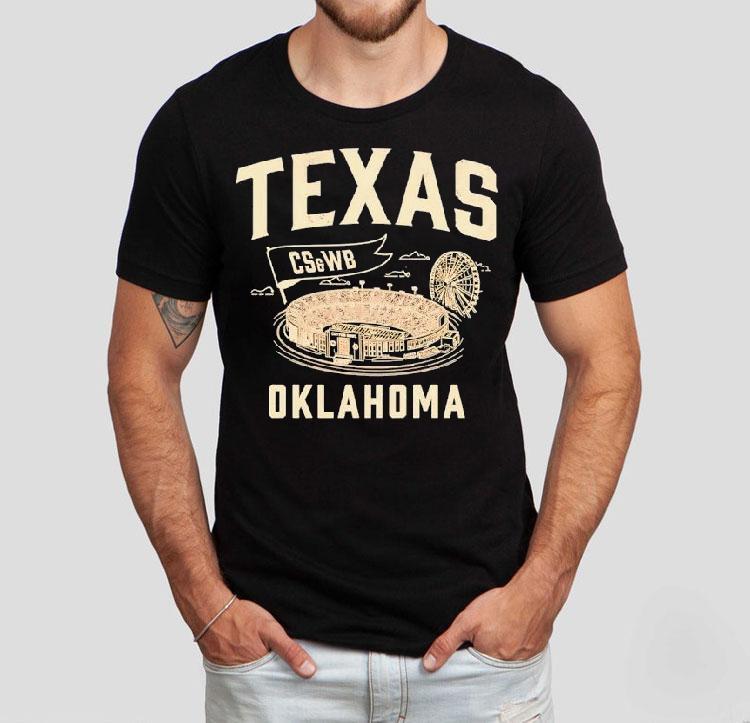 Texas Longhorns Vs Oklahoma Sooners Cs And Wb Stadium Shirt 4  Texas Longhorns Vs Oklahoma Sooners Cs And Wb Stadium Tshirt