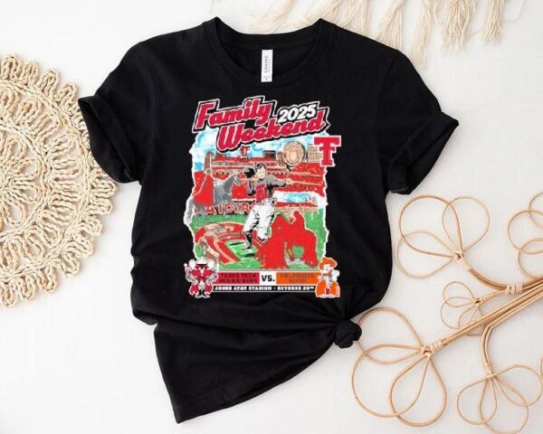 Texas Tech Red Raiders Vs Oklahoma State Family 2025 Weekend Football Shirt