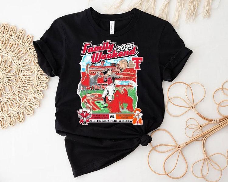 Texas Tech Red Raiders Vs Oklahoma State Family 2025 Weekend Football Shirt 4 Texas Tech Red Raiders Vs Oklahoma State Family Weekend Football Tshirt