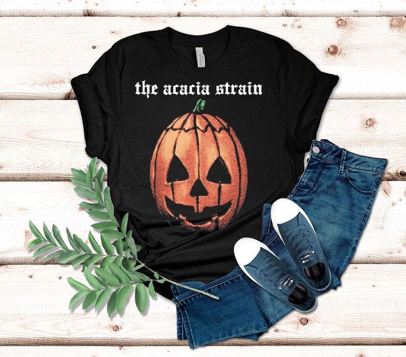 The Acacia Strain Pumpkin Mask 2025 Shirt 4  The Acacia Strain Pumpkin Mask  Tshirt