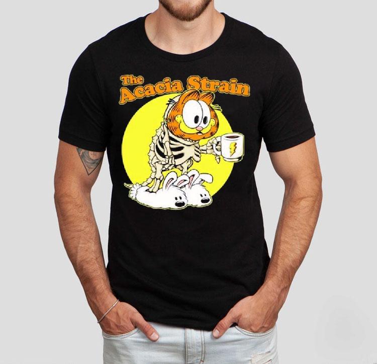 The Acacia Strain Skeleton Cat Coffee Shirt 4 The Acacia Strain Skeleton Cat Coffee Tshirt