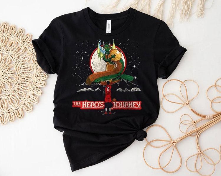 The Hero's Journey Dragon Ball Basketball Shirt 4  The Hero S Journey Dragon Ball Basketball Tshirt