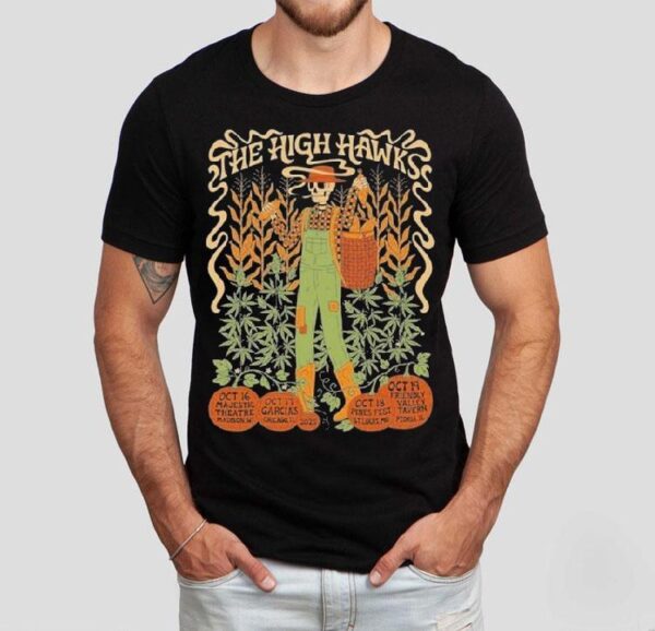 The High Hawks Show Halloween Oct 16-19 2025 Skeleton Shirts