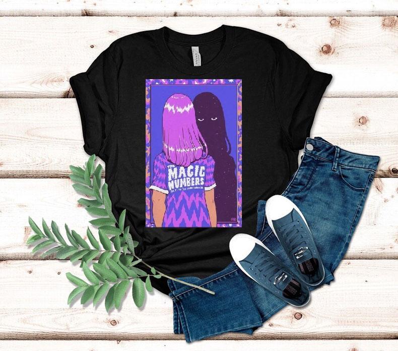 The Magic Numbers Auditorio Bb, Mexico City, Mexico Oct 18, 2025 Shirt 4  The Magic Numbers Auditorio Bb Mexico City Mexico Oct   Tshirt