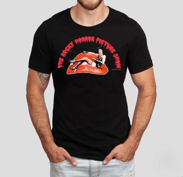 The Rocky Horror Picture Show Frank-n-furter Lips Shirt 4  The Rocky Horror Picture Show Frank N Furter Lips Tshirt