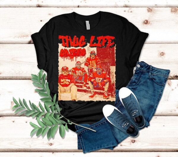 Thug Life Kansas City Chiefs Football Shirt