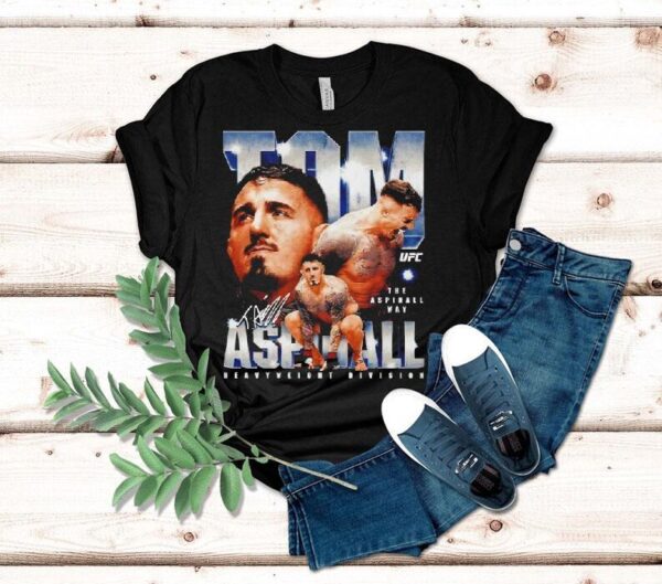 Tom Aspinall Vintage Wht Shirt Signature 2025