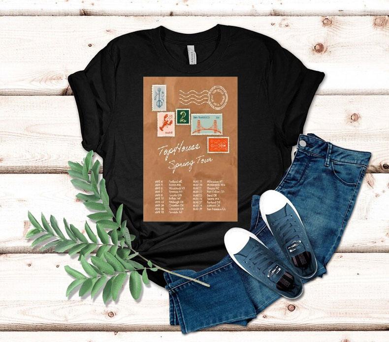 Tophouse Spring Tour 2026 Dates Shirt 4  Tophouse Spring Tour  Dates Tshirt