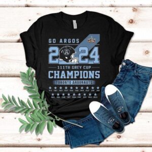 Toronto Argonauts Go Argos 2024 111th Grey Cup Champions Shirt