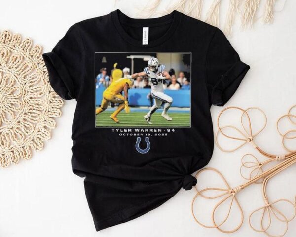 Tyler Warren Indianapolis Colts Nfl Flash Features Week 7 Shirt
